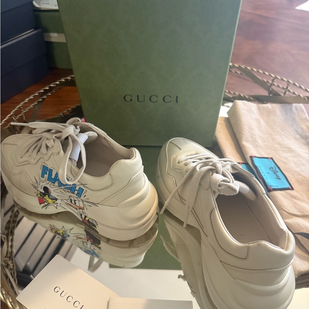 Gucci Flash Sneakers - White - Picture 4 of 15
